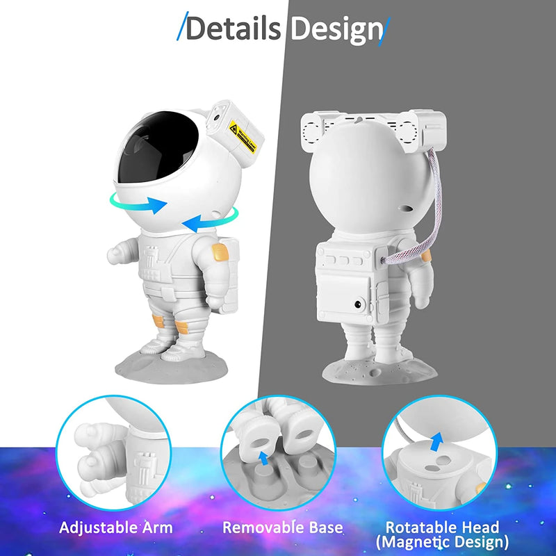 Astronauta Projetor Galáxia