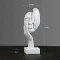 Estátua Abstrata de Resina Nórdica